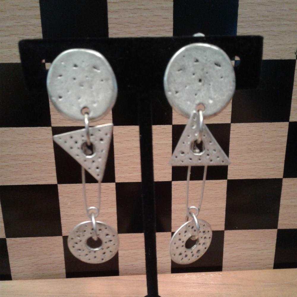 Funky Vintage Clip Earings